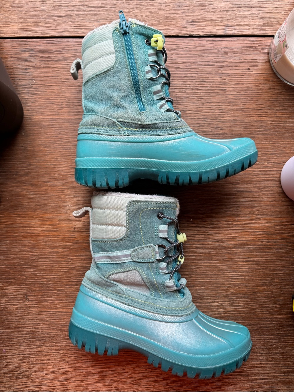 Lands' End Teal Kids' Winter Boots